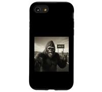 Funny Bigfoot Selfie UFOs UAP Área de Encuentro 51 Visitante Carcasa para iPhone SE (2020) / 7/8