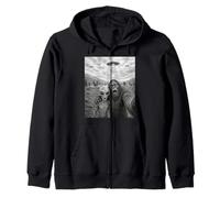 Funny Bigfoot Y Alien Selfie con Ovnis Y Cryptids Sudadera con Capucha