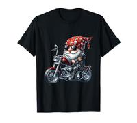 Funny Biker Gang Costume For Grandpa Life Motorcycle GNOME Camiseta