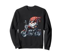 Funny Biker Gang Costume For Grandpa Life Motorcycle GNOME Sudadera