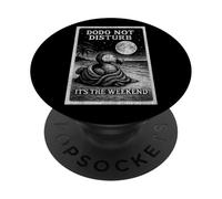 Funny Bird Dodo It's The Weekend Lazy Animal Graphic PopSockets PopGrip Adhesivo