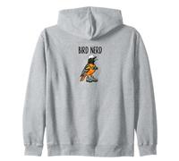 Funny Bird Nerd Observando Oriole Naturaleza Arte Sudadera con Capucha