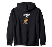 Funny Bird Nerd Observando Oriole Naturaleza Arte Sudadera con Capucha