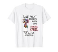 Funny Bird Quote Sarcastic I Dont Care Men Women Camiseta