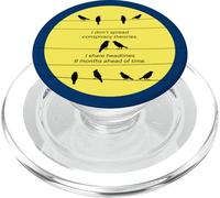 Funny Birds Chatting: I Don't Spread Conspiracy Theories PopSockets PopGrip para MagSafe