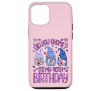 Funny Birthday Gnomes Did You GNOME Its My 40th Birthday Carcasa para iPhone 12/12 Pro