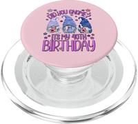 Funny Birthday Gnomes Did You GNOME Its My 40th Birthday PopSockets PopGrip para MagSafe