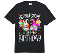 Funny Birthday Gnomes Women Did You GNOME It`s My Birthday Comfort Colors Adult Heavyweight T-Shirt