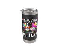 Funny Birthday Gnomes Women Did You Gnome It`s My Birthday Vaso térmico de acero inoxidable de doble pared
