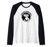 Funny Black Logo Sunglasses Lover Axolotl Vibes Only Camiseta Manga Raglan