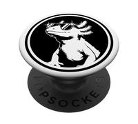 Funny Black Logo Sunglasses Lover Axolotl Vibes PopSockets PopGrip Adhesivo