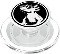 Funny Black Logo Sunglasses Lover Axolotl Vibes PopSockets PopGrip para MagSafe