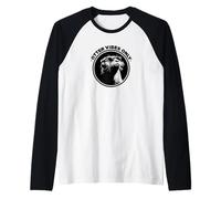 Funny Black Logo Sunglasses Plays Well with Otters Lover Camiseta Manga Raglan