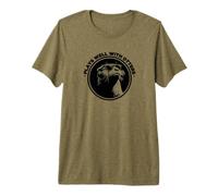 Funny Black Logo Sunglasses Plays Well with Otters Lover Camiseta Premium
