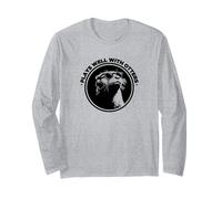 Funny Black Logo Sunglasses Plays Well with Otters Lover Manga Larga