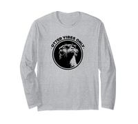 Funny Black Logo Sunglasses Plays Well with Otters Lover Manga Larga