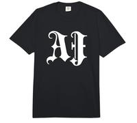 Funny Blackletter Font First Name AJ Goth Comfort Colors Adult Heavyweight T-Shirt