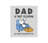 Funny Blanket, Dad Is Not Sleeping Sofa Throw, Fathers Day Gift, Home