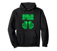 Funny Blurry Dublín Mi Visión Fiesta Irlandesa Cerveza Borracha Sudadera con Capucha