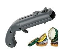 Funny Bottle Opener, Ergonomic Beer Cap Thrower Tool, Novelty Cap Opener Set, for Home Kitchen Party BBQ Camping Use, Family Gathering Game Night Gift, Easy Grip Opening Fun