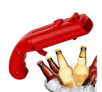 Funny Bottle Opener, Ergonomic Beer Cap Thrower Tool, Novelty Cap Opener Set, for Home Kitchen Party BBQ Camping Use, Family Gathering Game Night Gift, Easy Grip Opening Fun