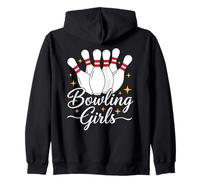Funny Bowling Girls, Equipo de Bolos para Mujer, Genial Jugador de Bolos Sudadera con Capucha
