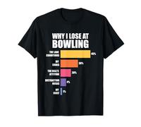 Funny Bowling Humor Why I Lose at bowling Camiseta