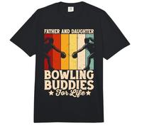 Funny Bowling Padre e Hija Cita Papá Bowler Comfort Colors Adult Heavyweight T-Shirt