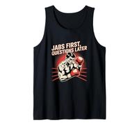 Funny Boxer Memes Jabs Primeras preguntas después Boxeo divertido Camiseta sin Mangas