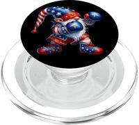 Funny Boxing GNOME In American Flag Outfit For Men Patriotic PopSockets PopGrip para MagSafe