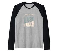 Funny Boxing MMA Lanza el último Golpe Camiseta Manga Raglan