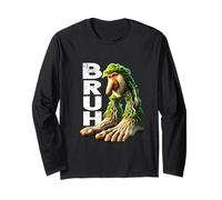 Funny Boys Girls Kids Bruh Giant Feet Tree BRR BRR Patapim Manga Larga