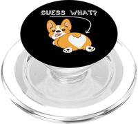 Funny Boys Guess What Butt Pembroke Welsh Corgi Dog Lover PopSockets PopGrip para MagSafe