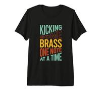 Funny Brass Instrument Pun, músico de Jazz, músico de latón Camiseta Premium