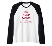 Funny British Sayings Inglés Reino Unido Inglaterra Hombres Camiseta Manga Raglan