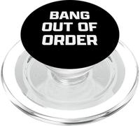 Funny British Slang Bang out of Order PopSockets PopGrip para MagSafe