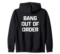 Funny British Slang Bang out of Order Sudadera con Capucha