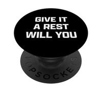 Funny British Slang Give It A Rest Will You PopSockets PopGrip Adhesivo