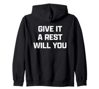 Funny British Slang Give It A Rest Will You Sudadera con Capucha