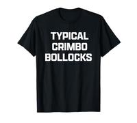 Funny British Slang Typical Crimbo Bollocks Camiseta