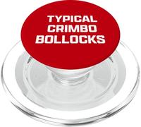Funny British Slang Typical Crimbo Bollocks PopSockets PopGrip para MagSafe