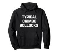 Funny British Slang Typical Crimbo Bollocks Sudadera con Capucha