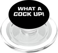Funny British Slang What A Cock Up PopSockets PopGrip para MagSafe