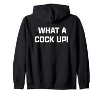 Funny British Slang What A Cock Up Sudadera con Capucha