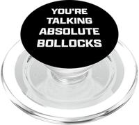 Funny British Slang You'Re Talking Absolute Bollocks PopSockets PopGrip para MagSafe