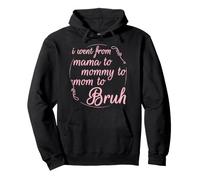Funny Bro Mother's Day from Ma to Mama Mommy Mother Bro Mom Mom Sudadera con Capucha