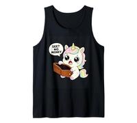 Funny Broke Kawaii Unicorn See No Money - Cartera vacía Camiseta sin Mangas