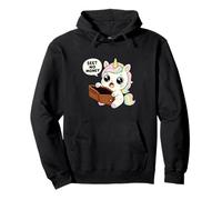 Funny Broke Kawaii Unicorn See No Money - Cartera vacía Sudadera con Capucha
