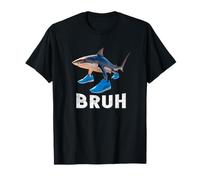 Funny Bruh Sneaker Shark Meme Tralalero Tralala Camiseta