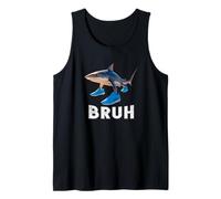 Funny Bruh Sneaker Shark Meme Tralalero Tralala Camiseta sin Mangas